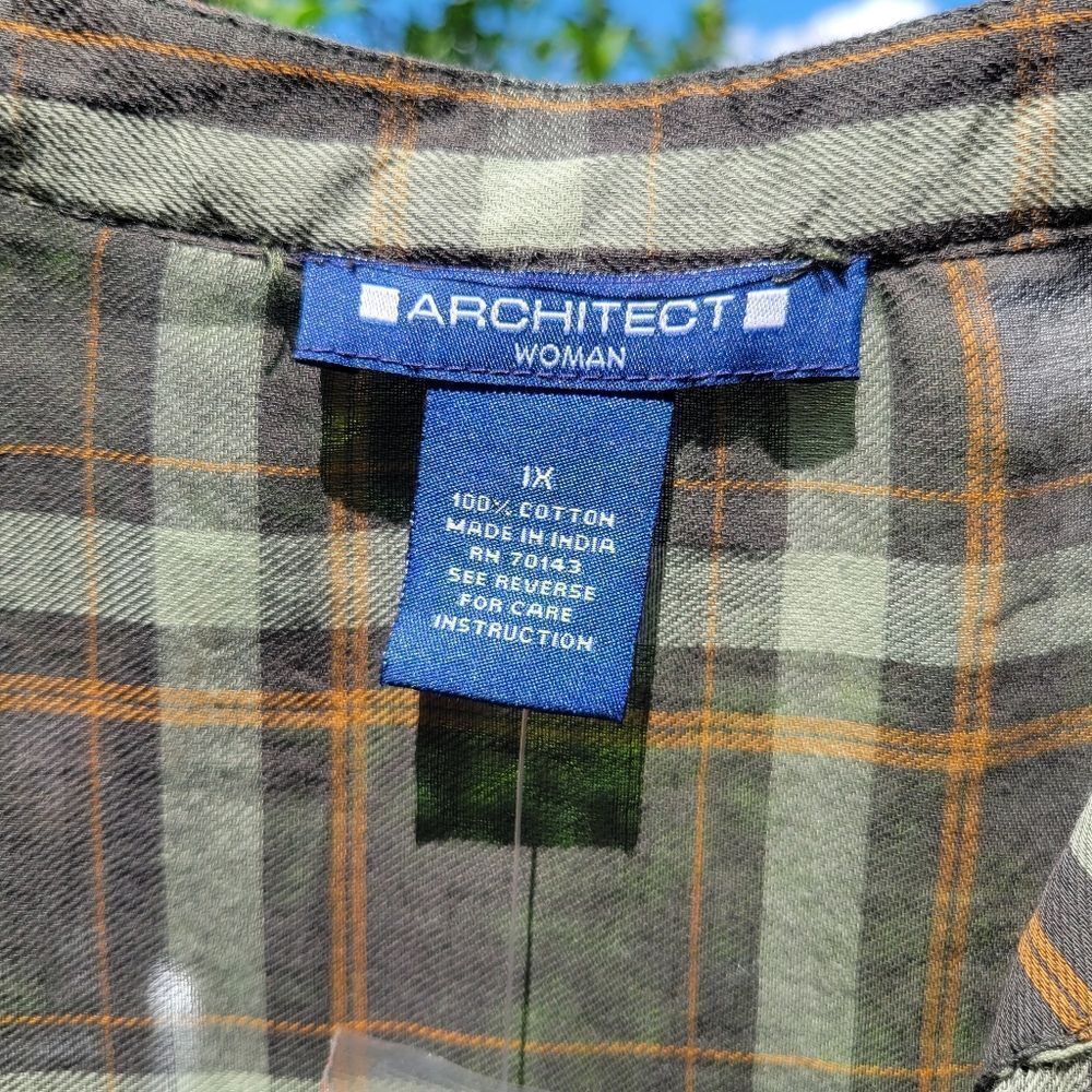 Green Plaid Tunic - Picture 7 of 10